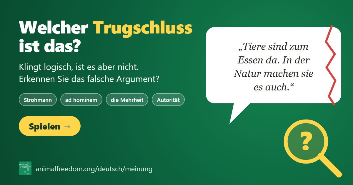 Welcher Trugschluss ist das? Zum Spiel